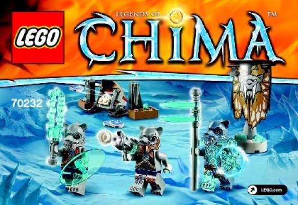 Building Instructions - LEGO - Legends of Chima - 70232 - Saber-tooth Tiger Tribe Pack: Page 1