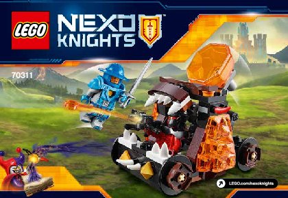 Building Instructions - LEGO - NEXO KNIGHTS - 70311 - Chaos Catapult: Page 1