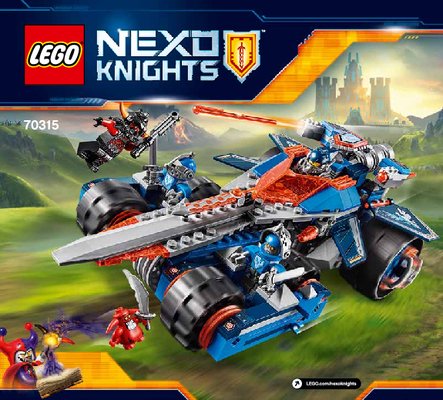 Building Instructions - LEGO - NEXO KNIGHTS - 70315 - Clay’s Rumble Blade: Page 1