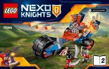 Building Instructions - LEGO - NEXO KNIGHTS - 70319 - Macy's Thunder Mace: Page 1