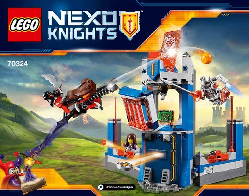 Building Instructions - LEGO - NEXO KNIGHTS - 70324 - Merlok's Library 2.0: Page 1