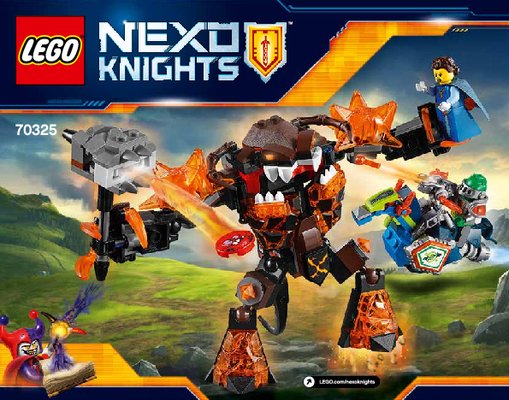 Building Instructions - LEGO - NEXO KNIGHTS - 70325 - Infernox captures the Queen: Page 1