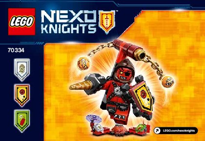 Building Instructions - LEGO - NEXO KNIGHTS - 70334 - Ultimate Beast Master: Page 1