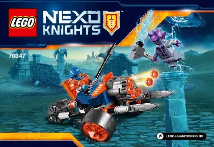 Building Instructions - LEGO - NEXO KNIGHTS - 70347 - King's Guard Artillery: Page 1