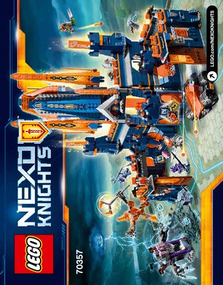 Building Instructions - LEGO - NEXO KNIGHTS - 70357 - Knighton Castle: Page 1