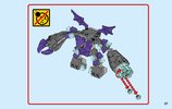 Building Instructions - LEGO - NEXO KNIGHTS - 70358 - Aaron's Stone Destroyer: Page 37