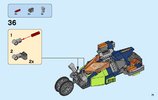 Building Instructions - LEGO - NEXO KNIGHTS - 70358 - Aaron's Stone Destroyer: Page 71