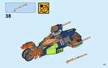 Building Instructions - LEGO - NEXO KNIGHTS - 70358 - Aaron's Stone Destroyer: Page 73