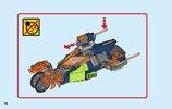 Building Instructions - LEGO - NEXO KNIGHTS - 70358 - Aaron's Stone Destroyer: Page 74