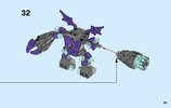 Building Instructions - LEGO - NEXO KNIGHTS - 70358 - Aaron's Stone Destroyer: Page 35