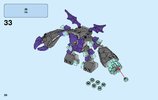 Building Instructions - LEGO - NEXO KNIGHTS - 70358 - Aaron's Stone Destroyer: Page 36