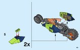 Building Instructions - LEGO - NEXO KNIGHTS - 70358 - Aaron's Stone Destroyer: Page 63