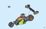 Building Instructions - LEGO - NEXO KNIGHTS - 70358 - Aaron's Stone Destroyer: Page 69