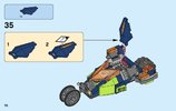 Building Instructions - LEGO - NEXO KNIGHTS - 70358 - Aaron's Stone Destroyer: Page 70