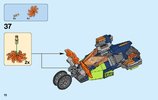 Building Instructions - LEGO - NEXO KNIGHTS - 70358 - Aaron's Stone Destroyer: Page 72