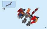 Building Instructions - LEGO - NEXO KNIGHTS - 70361 - Macy's Bot Drop Dragon: Page 35