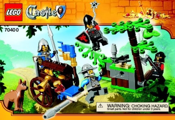 Building Instructions - LEGO - Castle - 70400 - Forest Ambush: Page 1