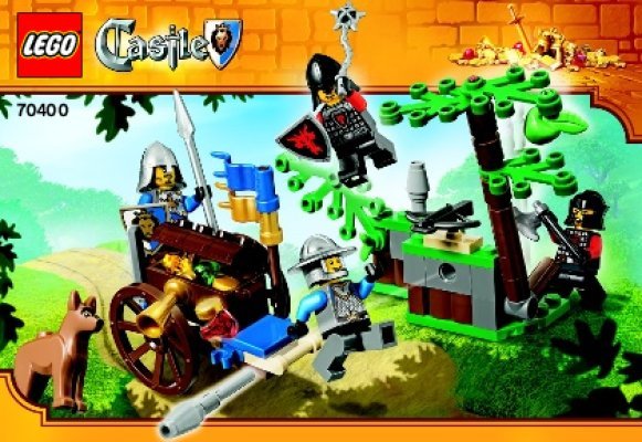 Building Instructions - LEGO - Castle - 70400 - Forest Ambush: Page 1