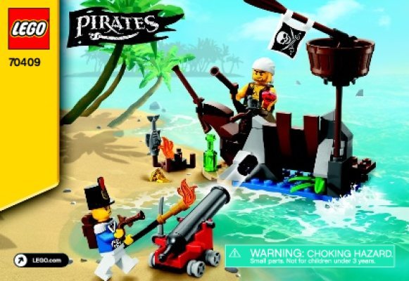 Building Instructions - LEGO - 70409 - Shipwreck Defense: Page 1