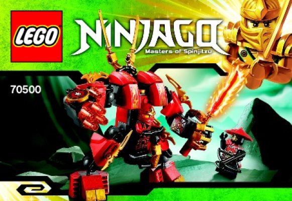 Building Instructions - LEGO - 70500 - Kai's Fire Mech: Page 1