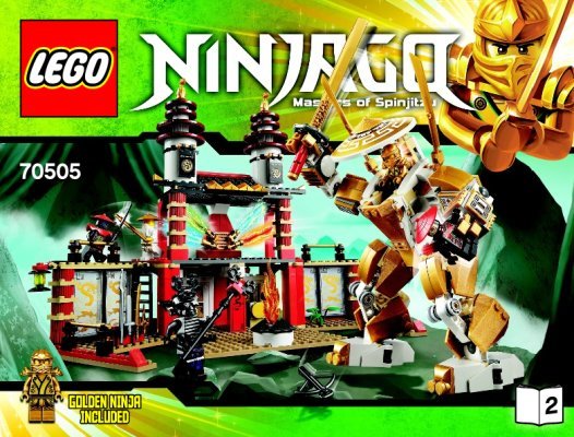 Building Instructions - LEGO - NINJAGO - 70505 - Temple of Light: Page 1