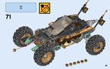 Building Instructions - LEGO - NINJAGO - 70589 - Rock Roader: Page 49