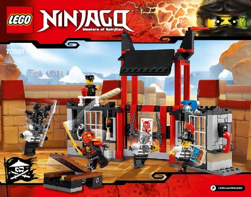 Building Instructions - LEGO - NINJAGO - 70591 - Kryptarium Prison Breakout: Page 1