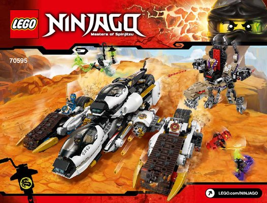 Building Instructions - LEGO - NINJAGO - 70595 - Ultra Stealth Raider: Page 1