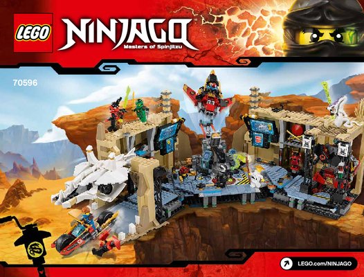 Building Instructions - LEGO - NINJAGO - 70596 - Samurai X Cave Chaos: Page 1