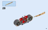 Building Instructions - LEGO - NINJAGO - 70600 - Ninja Bike Chase: Page 33