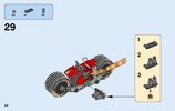 Building Instructions - LEGO - NINJAGO - 70600 - Ninja Bike Chase: Page 34