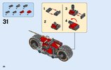 Building Instructions - LEGO - NINJAGO - 70600 - Ninja Bike Chase: Page 36