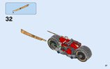 Building Instructions - LEGO - NINJAGO - 70600 - Ninja Bike Chase: Page 37