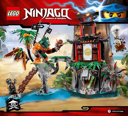 Building Instructions - LEGO - NINJAGO - 70604 - Tiger Widow Island: Page 1