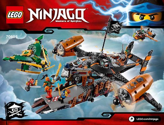 Building Instructions - LEGO - NINJAGO - 70605 - Misfortune’s Keep: Page 1