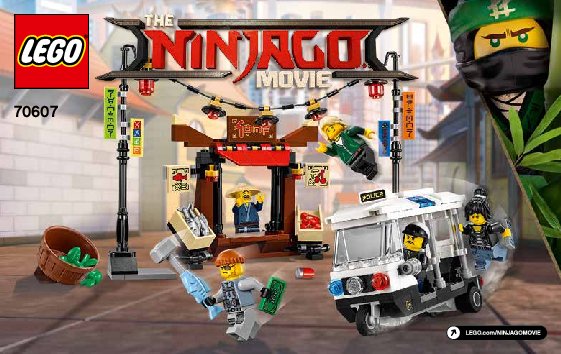 Building Instructions - LEGO - THE LEGO NINJAGO MOVIE - 70607 - NINJAGO® City Chase: Page 1