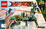 Building Instructions - LEGO - THE LEGO NINJAGO MOVIE - 70612 - Green Ninja Mech Dragon: Page 1