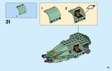 Building Instructions - LEGO - THE LEGO NINJAGO MOVIE - 70612 - Green Ninja Mech Dragon: Page 35