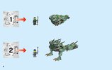 Building Instructions - LEGO - THE LEGO NINJAGO MOVIE - 70612 - Green Ninja Mech Dragon: Page 4