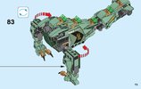 Building Instructions - LEGO - THE LEGO NINJAGO MOVIE - 70612 - Green Ninja Mech Dragon: Page 73