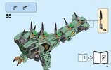 Building Instructions - LEGO - THE LEGO NINJAGO MOVIE - 70612 - Green Ninja Mech Dragon: Page 75