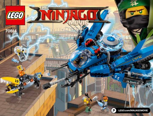 Building Instructions - LEGO - THE LEGO NINJAGO MOVIE - 70614 - Lightning Jet: Page 1