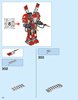 Building Instructions - LEGO - THE LEGO NINJAGO MOVIE - 70615 - Fire Mech: Page 132