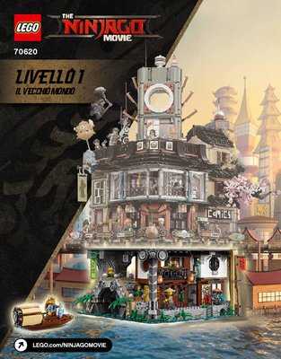 Building Instructions - LEGO - THE LEGO NINJAGO MOVIE - 70620 - NINJAGO® City: Page 1