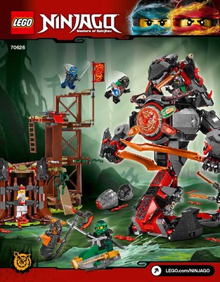 Building Instructions - LEGO - NINJAGO - 70626 - Dawn of Iron Doom: Page 1