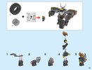 Building Instructions - LEGO - THE LEGO NINJAGO MOVIE - 70632 - Quake Mech: Page 109