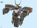 Building Instructions - LEGO - THE LEGO NINJAGO MOVIE - 70632 - Quake Mech: Page 136