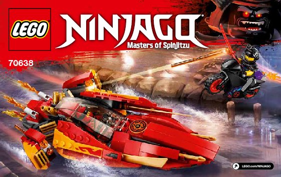 Building Instructions - LEGO - NINJAGO - 70638 - Katana V11: Page 1