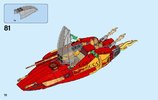 Building Instructions - LEGO - NINJAGO - 70638 - Katana V11: Page 72