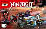 Building Instructions - LEGO - NINJAGO - 70639 - Street Race of Snake Jaguar: Page 1